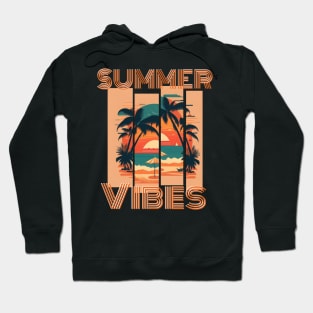 Summer vibes design Hoodie